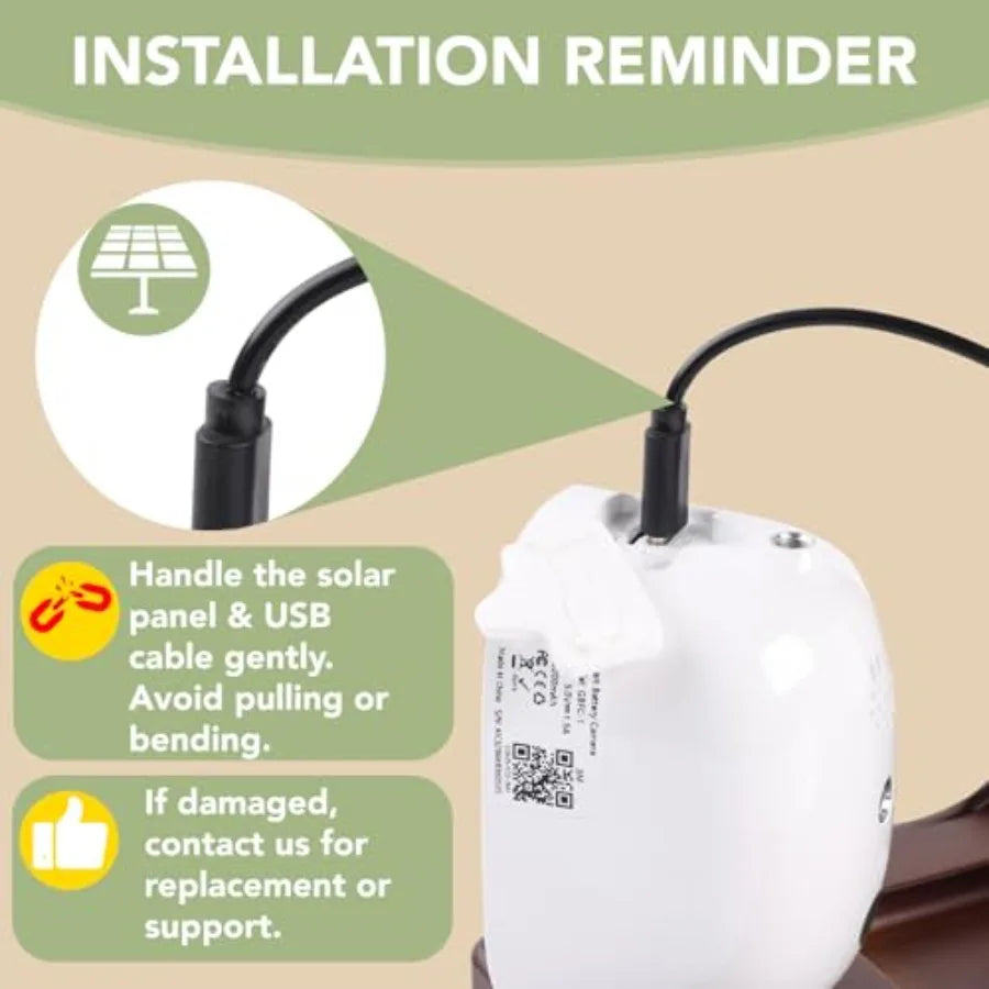 NestWatch Pro - Smart AI Bird Feeder Camera | 2K HD Live Stream | Solar Powered | Identifies 10,000+ Species